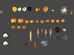 animated effects 3D Model