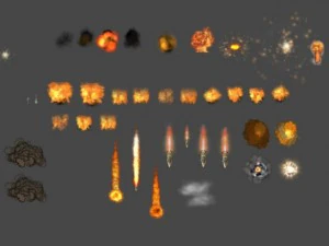 animated effects 3D Model