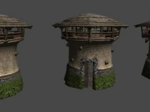 round tower 3D Model