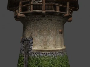 round tower 3D Model