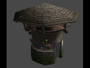 round tower 3D Model