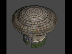 round tower Modelo 3D