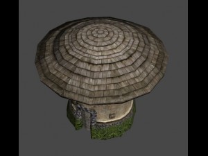 round tower Modelo 3D