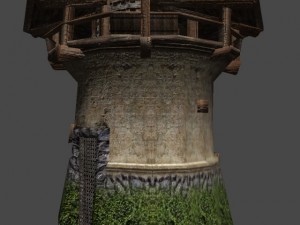 round tower Modelo 3D