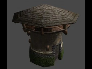 round tower 3D Model