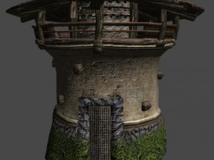 round tower Modelo 3D