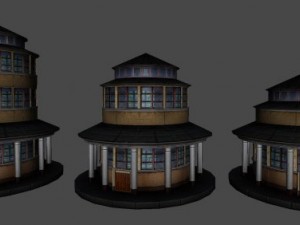 round building Modelo 3D
