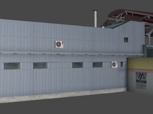 rail station Model 3D