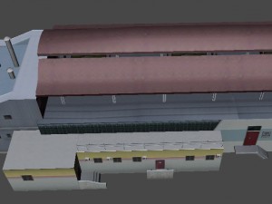 rail station Model 3D