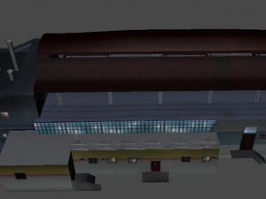 rail station Model 3D