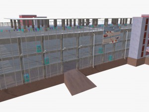 parking garage building 3D Модель