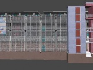 parking garage building 3D Модель