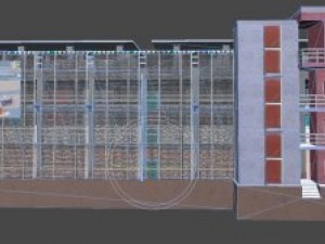 parking garage building 3D Модель