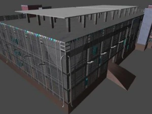 parking garage building 3D Model