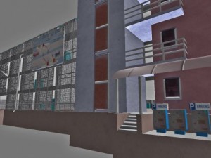 parking garage building 3D Модель