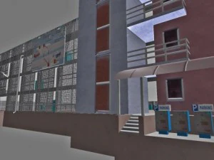 parking garage building 3D Model