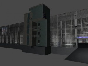 parking garage building 3D Модель