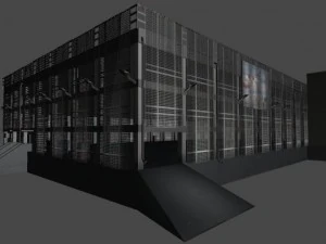 parking garage building 3D Model