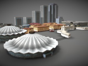 city buildings pack 3D 모델