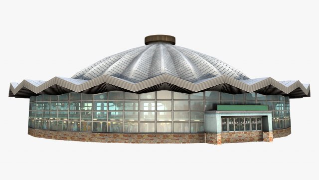 circus building 3D-Modell .c4d .max .obj .3ds .fbx .stl .blend 