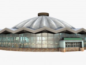 circus building 3D मॉडल