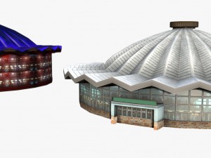 circus building 3D-Modell