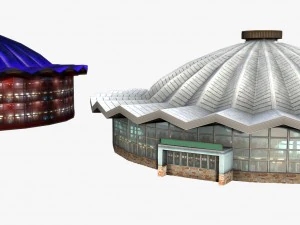 circus building 3D Model
