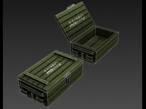 caja de munici&oacute;n Modelo 3D
