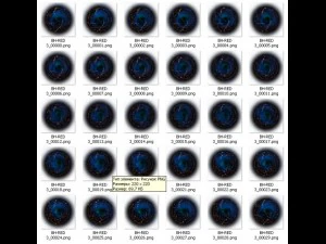 vortex or black hole animation 3D Model
