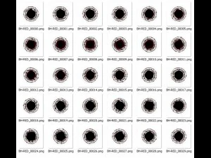 vortex or black hole animation 3D Model