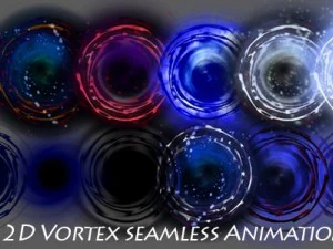 vortex or black hole animation 3D Model