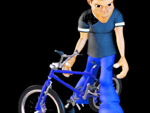 bmx animations 3D Model