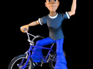 bmx animations 3D Model