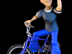 bmx animations 3D Model