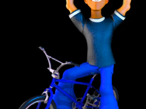bmx animations 3D Model