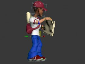paperboy 3D Model