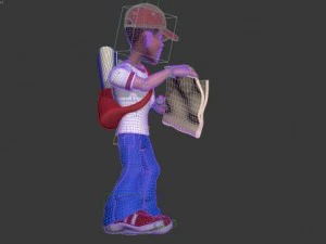 paperboy 3D Model