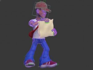 paperboy 3D Model