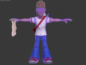 paperboy 3D Model