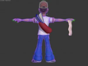 paperboy 3D Model