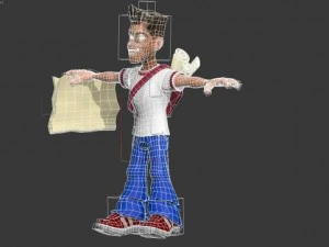 paperboy 3D Model