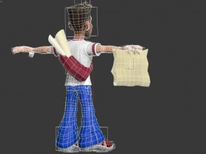 paperboy 3D Model
