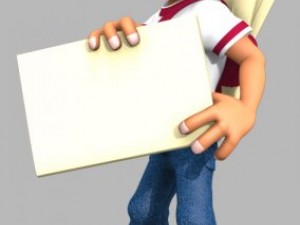 paperboy renders 8k x 6k 3D-Modell