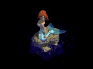 animated murmaid 3D 模型