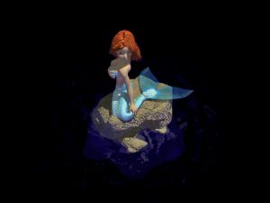 animated murmaid 3D Model