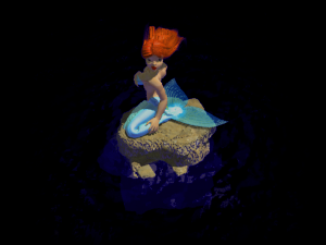 animated murmaid 3D 模型