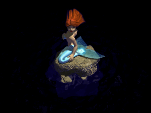 animated murmaid 3D 模型