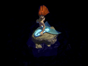 animated murmaid 3D Model