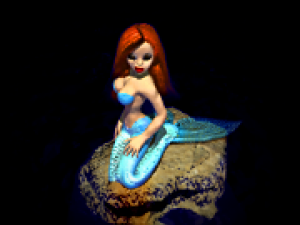animated murmaid 3D 模型