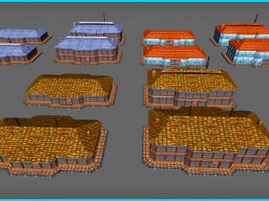 shop cafe restaurant buildings Modelo 3D
